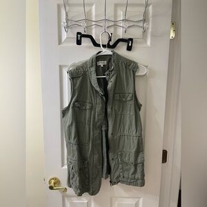 Charlotte Russe Sage Green Vest